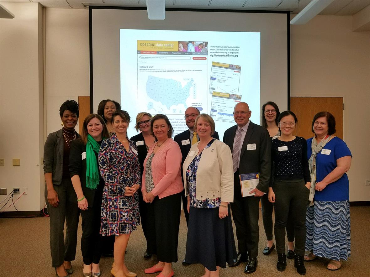KIDS COUNT in Delaware Board & Data Committee Members at 2018 fact book release event